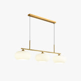 Lampadario Led per Cucina Bianco Vetro Elegante