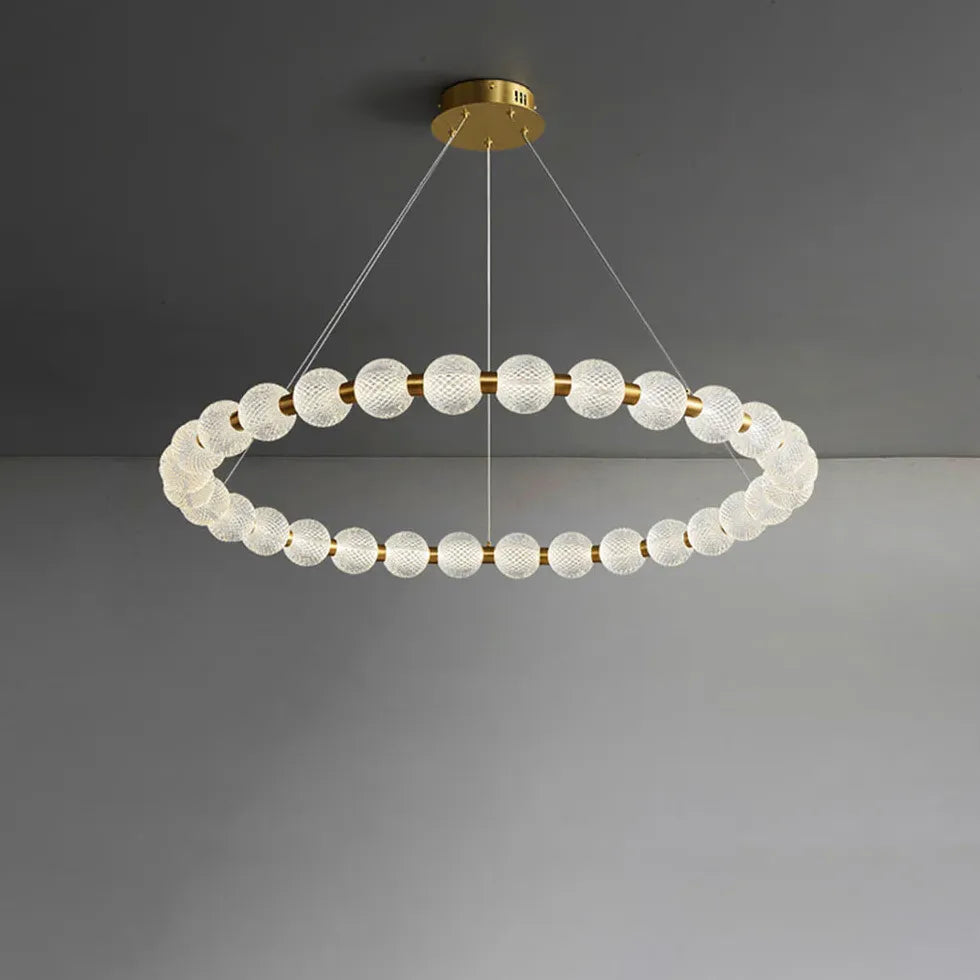 Gold Round Design Dining Pendant Light