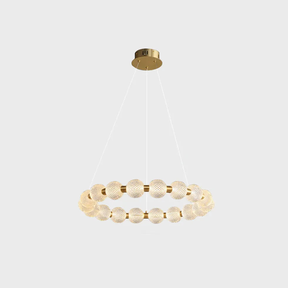 Gold Round Design Dining Pendant Light