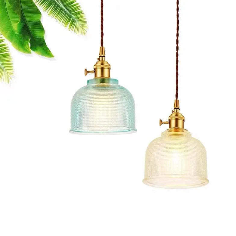 Lampadari di vetro colorato Stile Retro