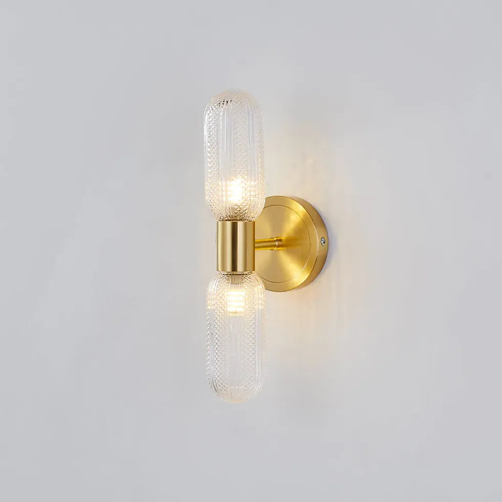 Gold Up and Down Bedroom Wall Lights