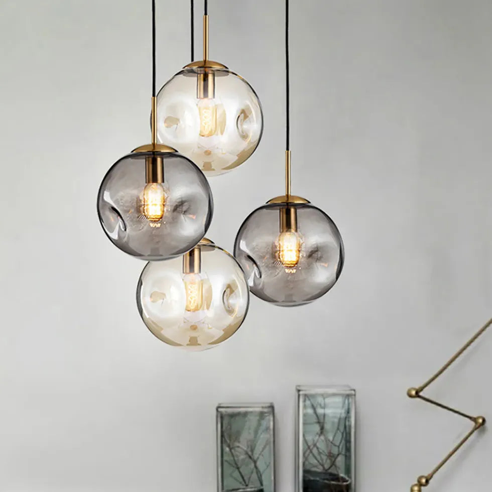 Sfere di vetro per lampadari design moderno