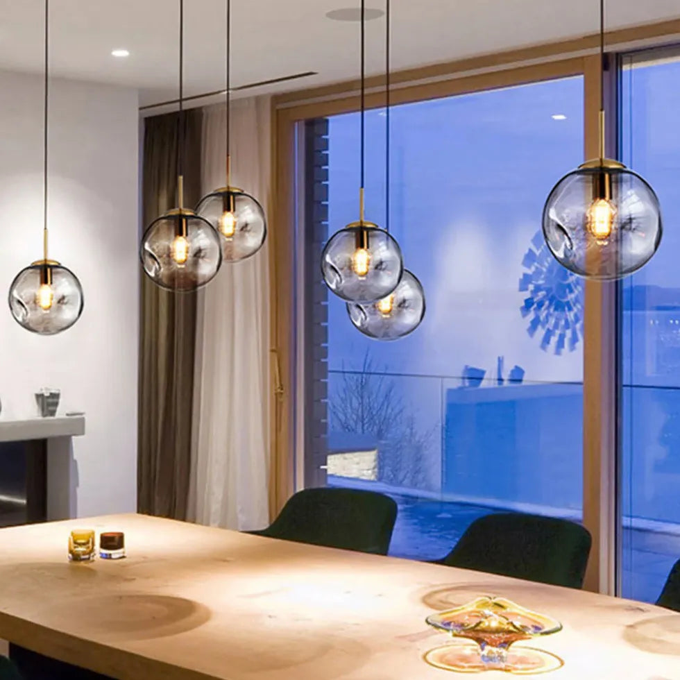 Sfere di vetro per lampadari design moderno