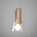 Lampadari a Sospensione Moderni in Vetro Trasparente