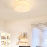 Folding Fan Bedroom White Flush Ceiling Lights