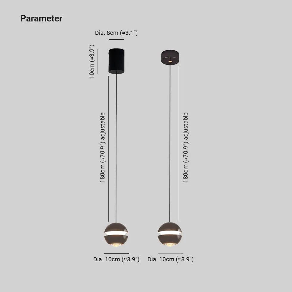 Lampadario moderno sfere design industriale per ambienti