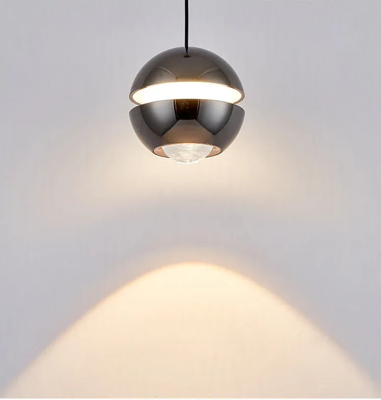 Lampadario moderno sfere design industriale per ambienti