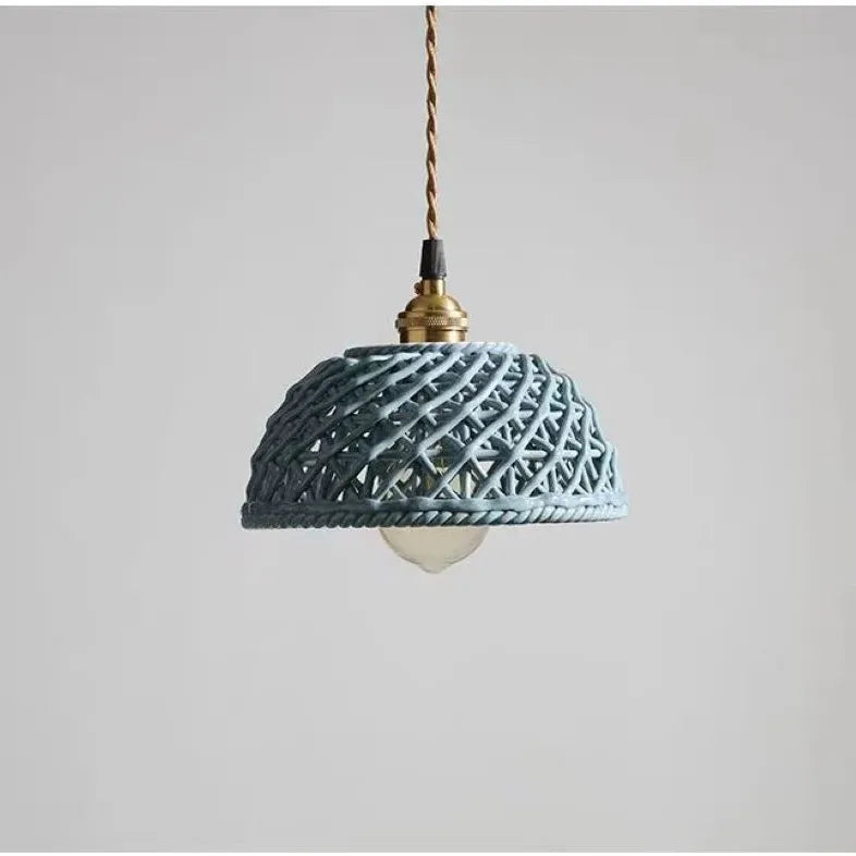 Lampadario in ceramica vintage stile elegante