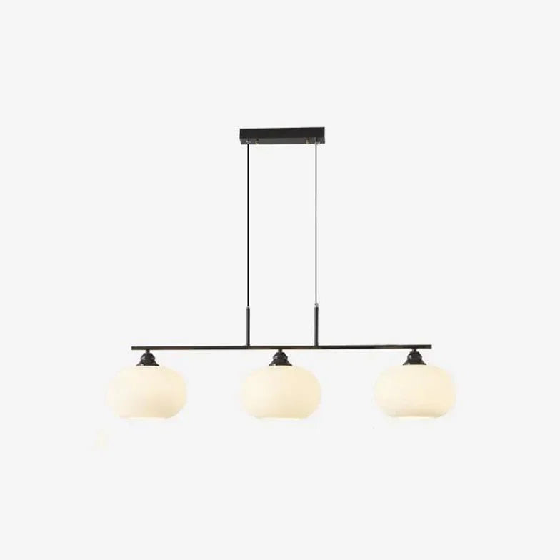 Lampadario Moderno in Vetro con Sfere Multiple