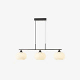 Lampadario Moderno in Vetro con Sfere Multiple