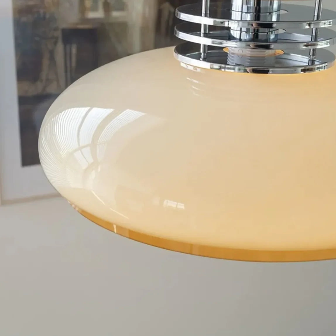 Lampade a Sospensione Vintage Vetro Regolabile Altezza