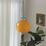 Yellow Vintage Glass for Bedroom Pendant Light