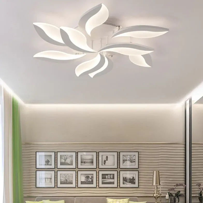 Floral Shape Modern Living Room Pendant Light