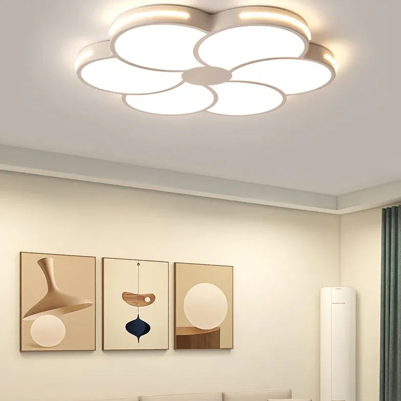 Luce a ciondolo a LED bianco a forma di fiori