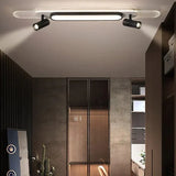 Plafoniere led moderne soffitto Design Nero Regolabile