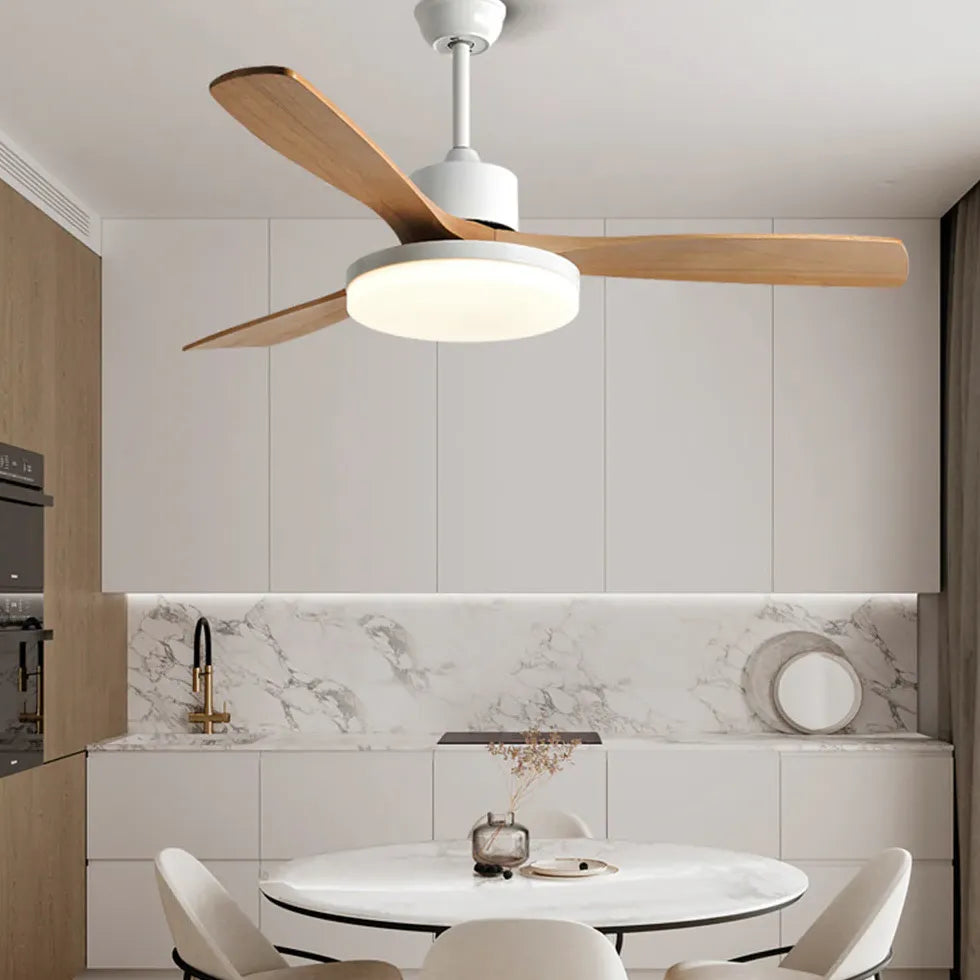 Ventilatore Vortice Soffitto Con Luce Design Naturale