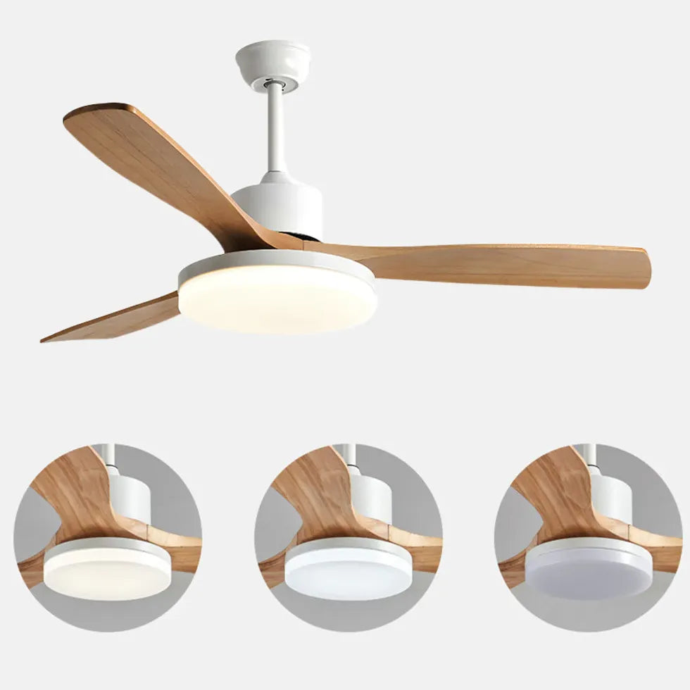 Ventilatore Vortice Soffitto Con Luce Design Naturale