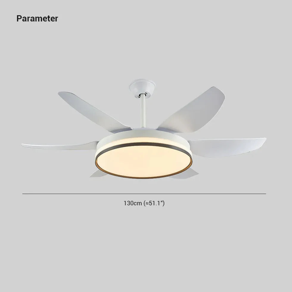 Ventilatore da soffitto con luce led Moderno