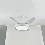 Ventilatore con luce e telecomando Stile Bianco