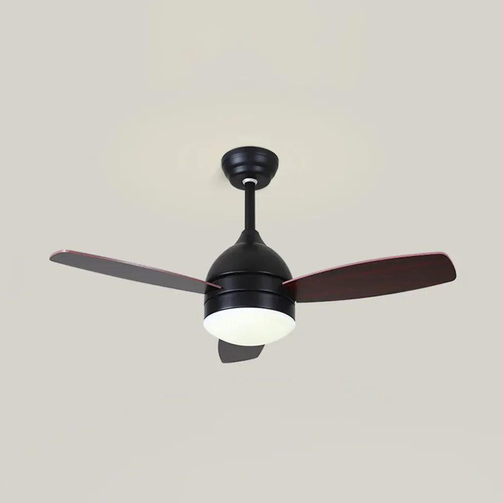 Three-Blade Modern Dining Room Fan Light