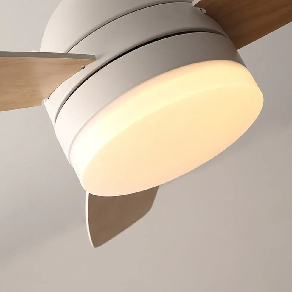 Three-Blade Modern Dining Room Fan Light