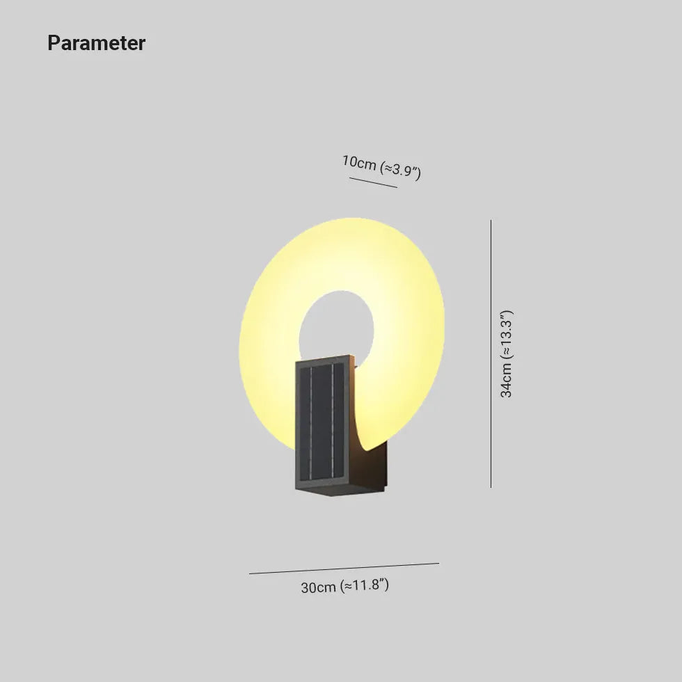 Luci da esterno ad energia solare moderne