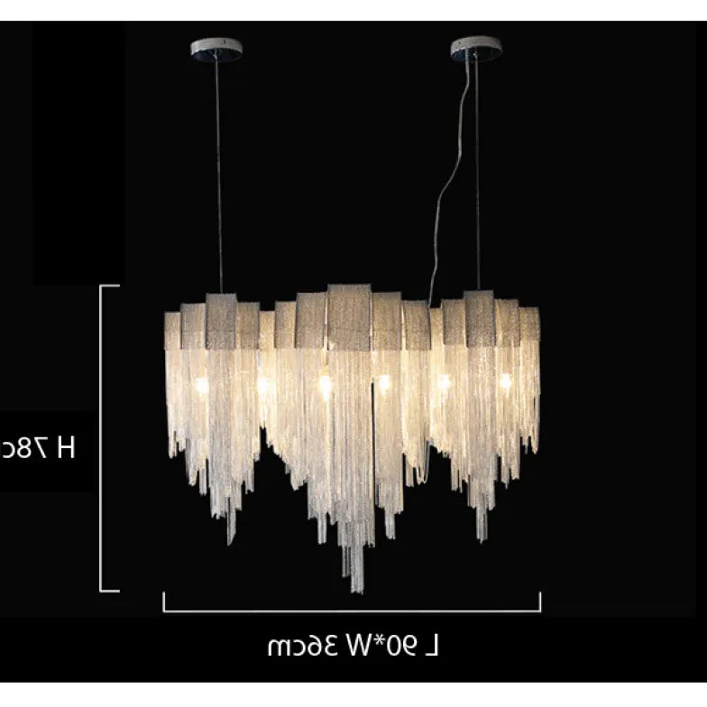 Waterfall Design Luxury Lobby Pendant Light