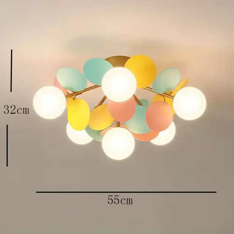 Sospensione lampadari camera da letto Stile macaron