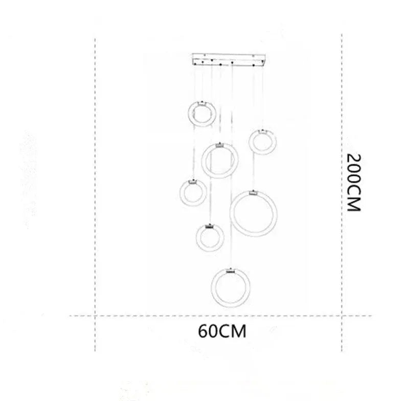 Ring-shaped LED for Dining Room Ceiling Light