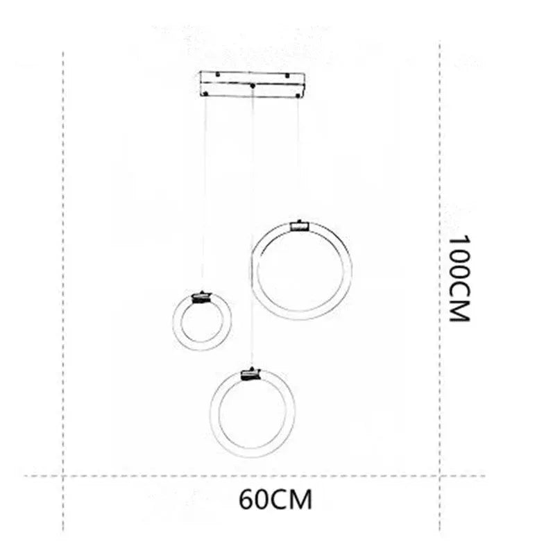 Ring-shaped LED for Dining Room Ceiling Light