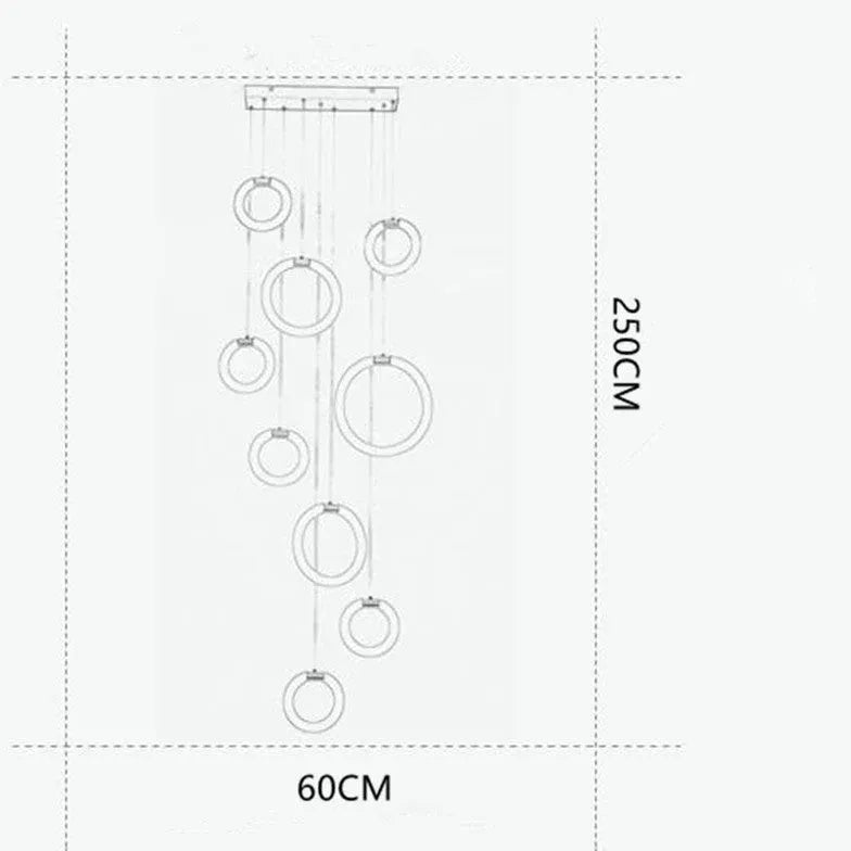 Ring-shaped LED for Dining Room Ceiling Light