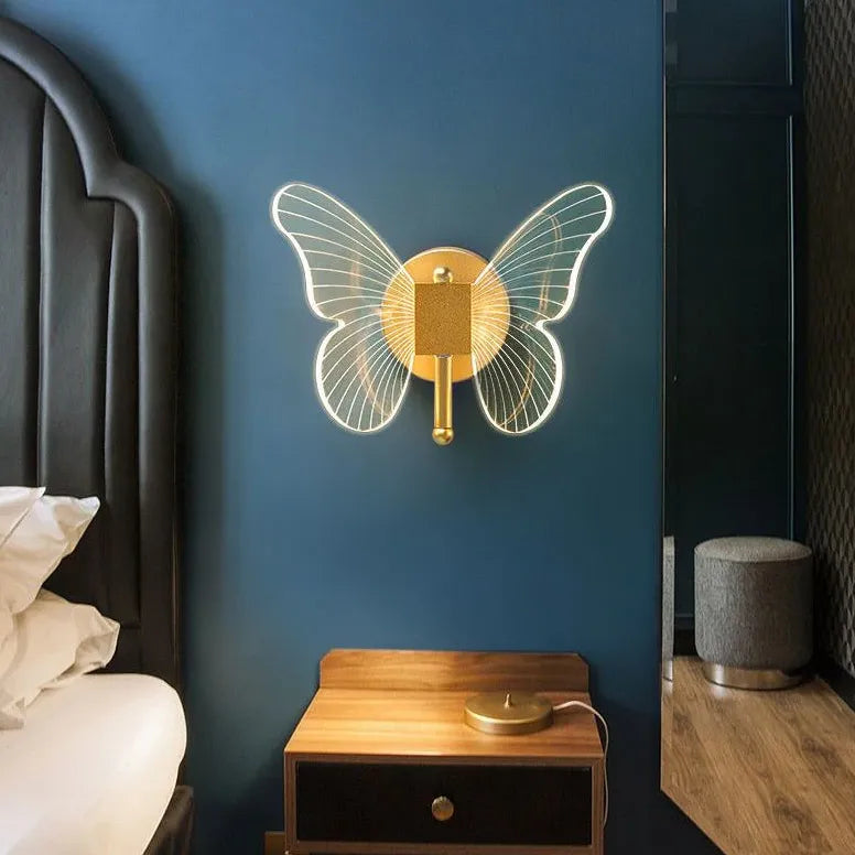 Butterfly Wall Light LED Modern Gold