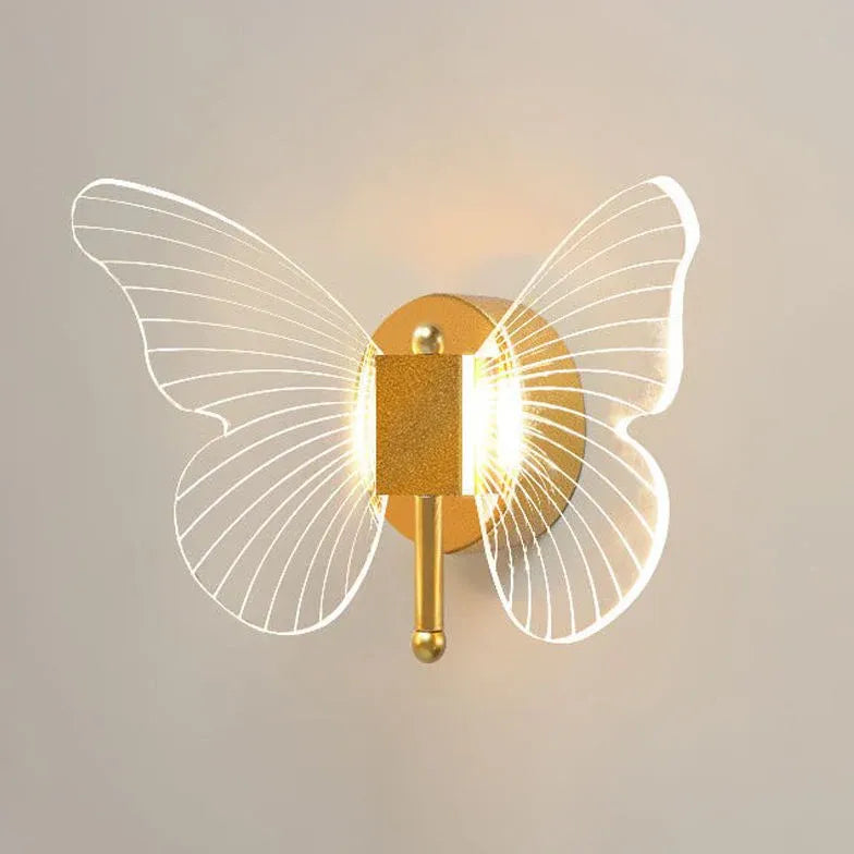 Butterfly Wall Light LED Modern Gold