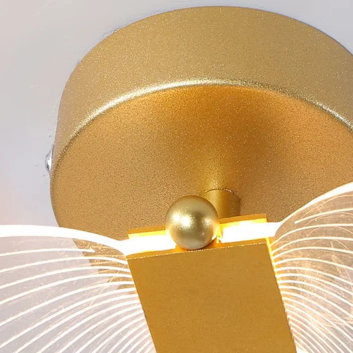 Butterfly Wall Light LED Modern Gold