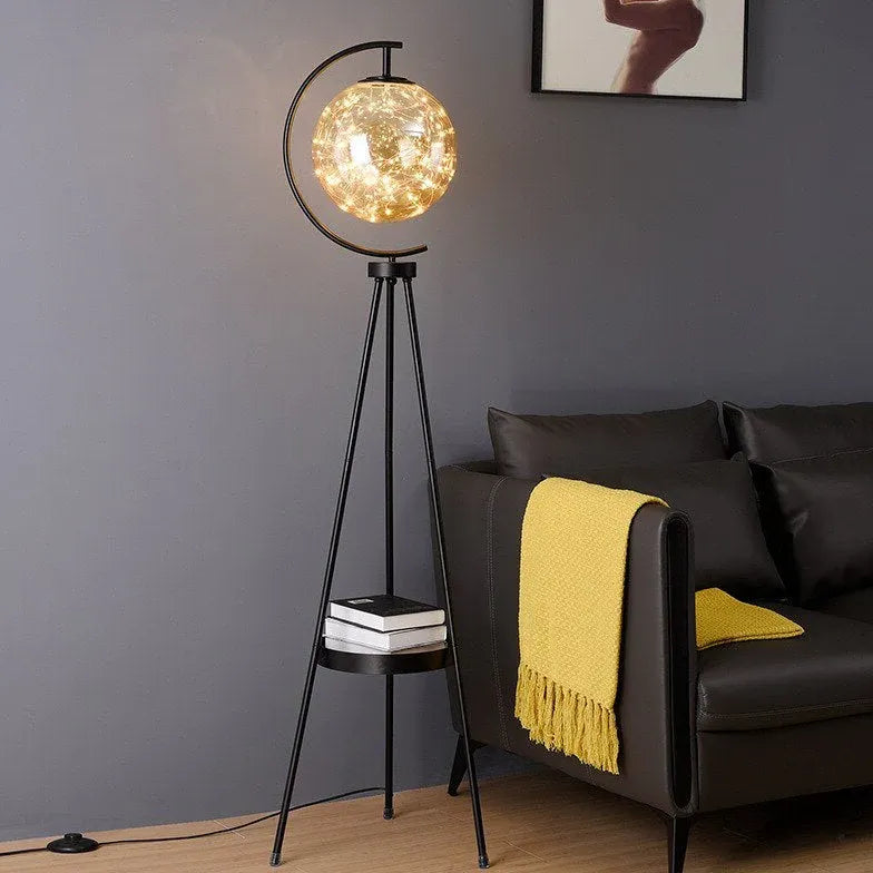 Golden Planet Warm White Tripod Floor Lamp