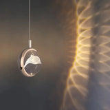 Lampade a Sospensione Art Deco con Globo in Cristallo Animale