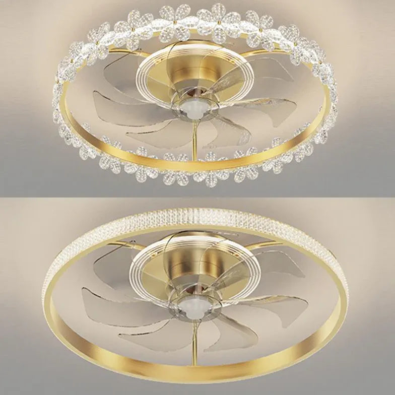 Floreale decorazioni decorazioni ventilato a soffitto da letto