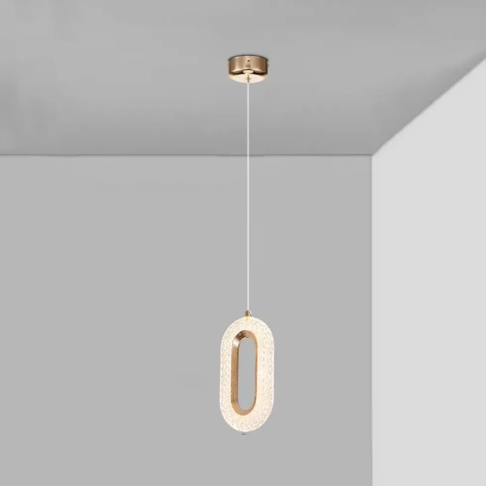 Lampadario con gocce di cristallo moderno Design elegante