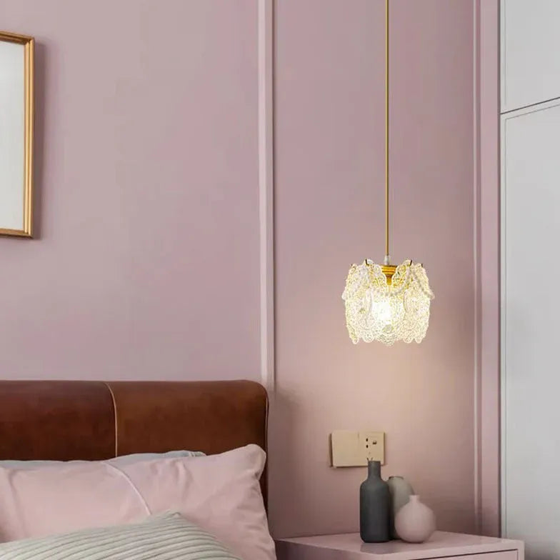 Cutout Pattern Design Bedroom Pendant Light