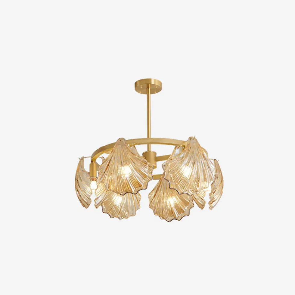 Luxurious Gold Glass for Living Room Pendant Light