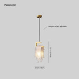 Lampadari a Cascata Moderni in Cristallo LED