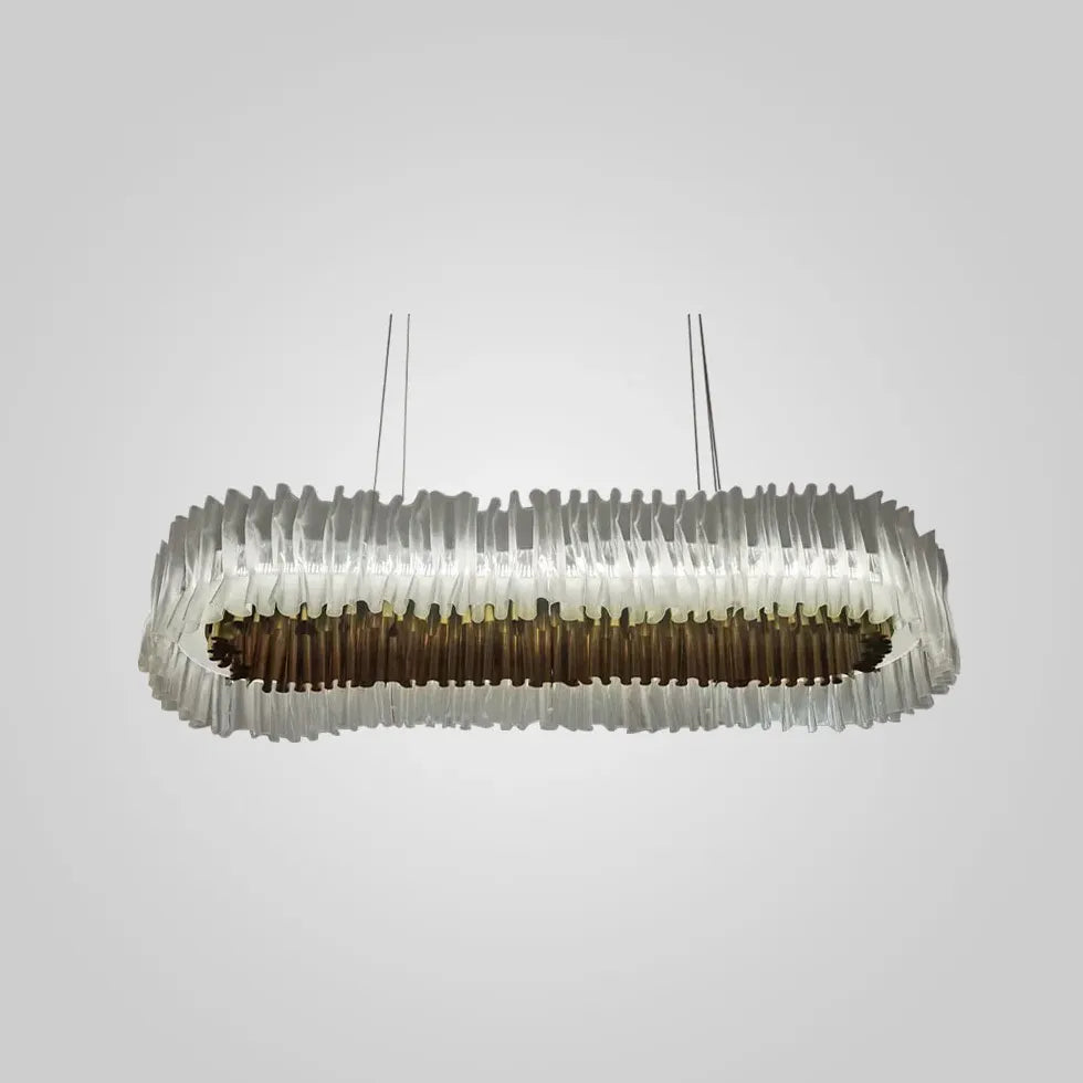 Wave-Shaped Modern Living Room Pendant Light