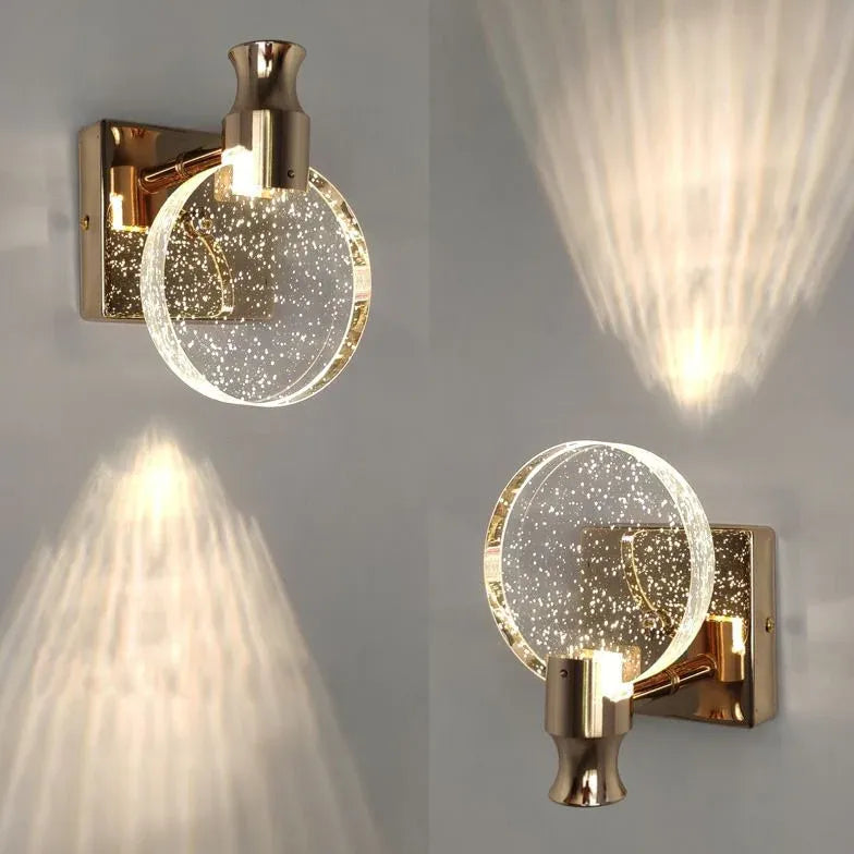 bubble wall light LED crystal