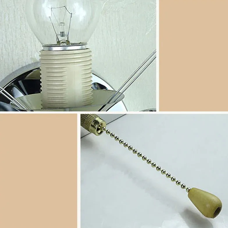 Cylinder Crystal Plug in Wall Lights