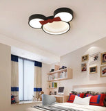 Plafoniera per Cameretta Bambini Stile Cartoon con Motivo Animali