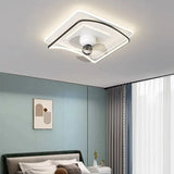 Color-Block Double Layer Ceiling Fan with Light