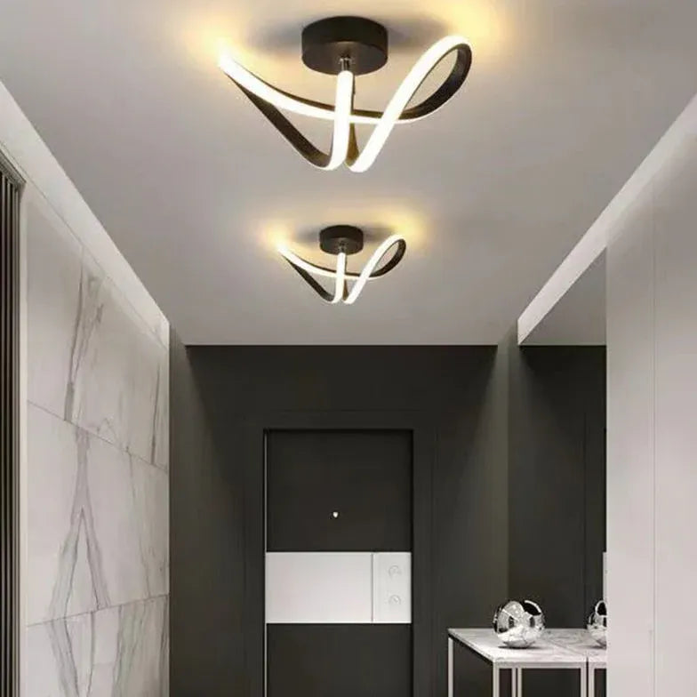 Lampade da soffitto a led moderne Anello Doppio