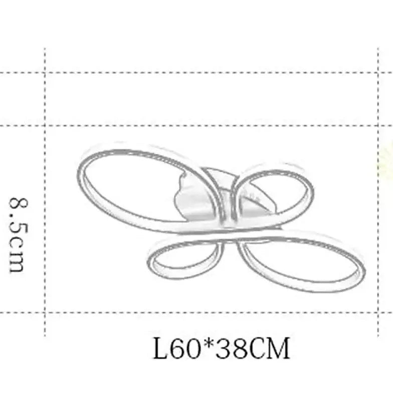 Plafoniere moderne per salotto Design Geometrico LED