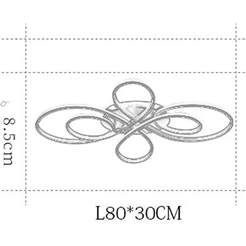 Plafoniere moderne per salotto Design Geometrico LED