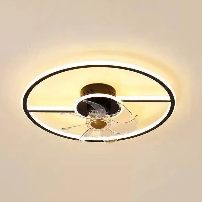 Ventilatori da soffitto vortice con luce Geometria